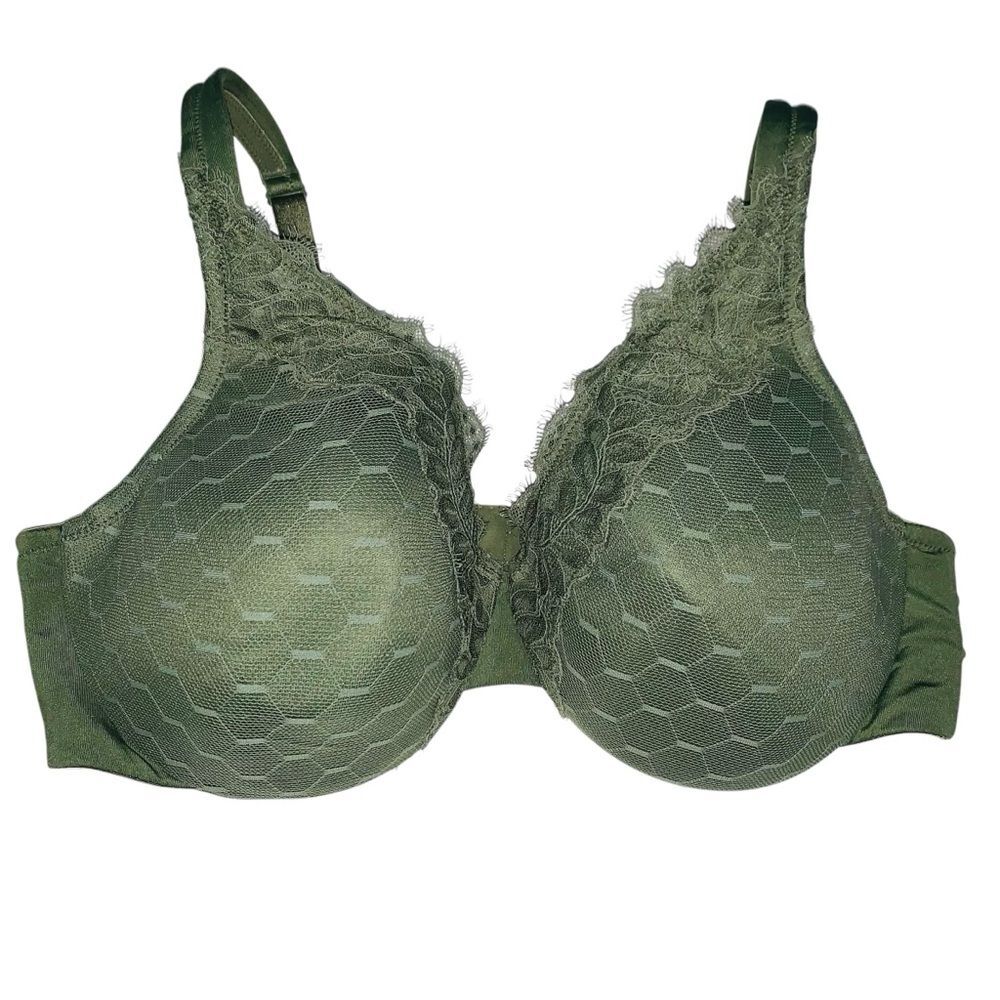 Cacique Lace Green Bra 38D